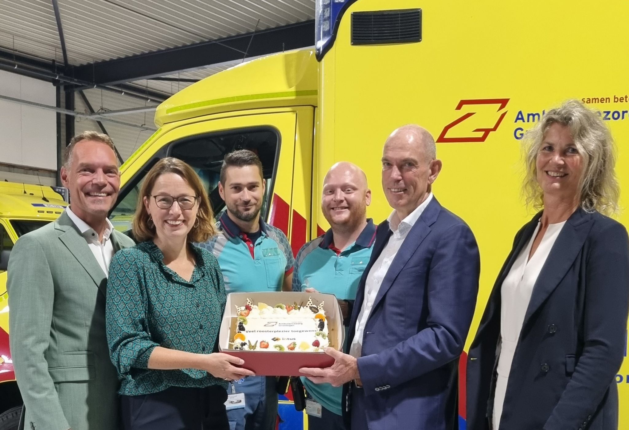 Feestelijke ondertekening Ambulancezorg Groningen en Intus